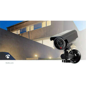 Biztonsági Kamera Utánzat | Golyó | IP44 | Elemes Áramellátás / S... kép