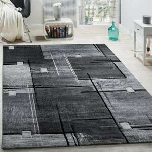 Dizájner szőnyeg Absztrakt szürke fekete melírt, modell 20267, 12... kép