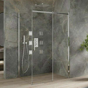 Mexen Omega 110x90 aszimmetrikus szögletes tolóajtós zuhanykabin... kép