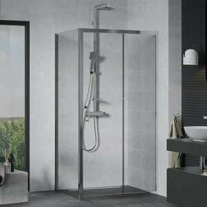 Mexen Apia 110x80 aszimmetrikus szögletes tolóajtós zuhanykabin 5... kép