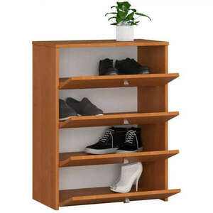 Cipőtároló szekrény / cipősszekrény 4 ajtós - Akord Furniture - égerfa kép