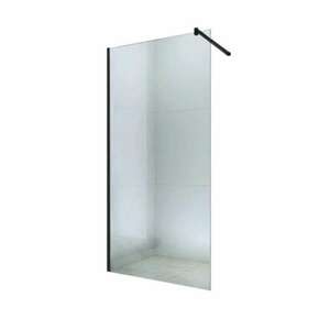 Mexen Walk-in zuhanyfal - fekete profil - 50 cm (850-050-000-70-00) kép
