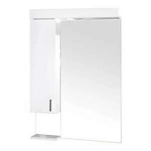 KARINA 55 cm széles balos fali fürdőszobai tükrös szekrény integr... kép