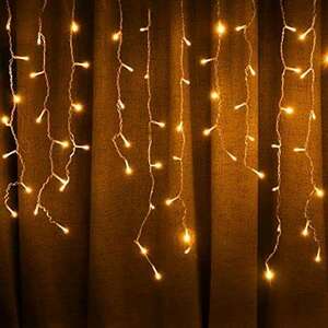 305 x 305 cm-es beltéri melegfehér karácsonyi LED fényfüzér – 230... kép