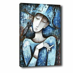 Girl With Cigarette kép, 40 x 60 cm - Tablo Center kép