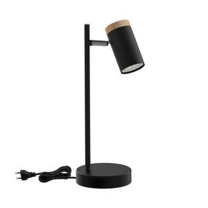 Asztali lámpa LAGOS 1xGU10/15W/230V fekete/barna kép