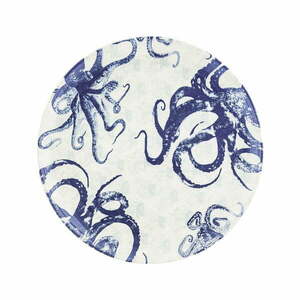 Positano kék-fehér kerámia tálaló tányér, ø 37 cm - Villa Altachiara kép