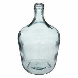Üveg váza 30 cm, világos kék átlátszó üveg - TOSCANE - Butopêa kép