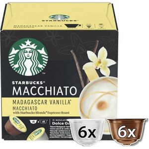 STARBUCKS® Madagascar Vanilla Latte Macchiato by NESCAFE® DOLCE GUSTO® 6+6 kapszula csomag kép