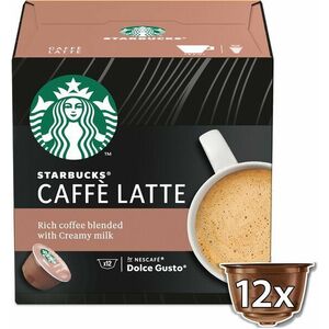 STARBUCKS® Caffe Latte by NESCAFE® DOLCE GUSTO® 12 db kép
