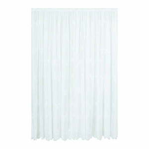 Fehér átlátszó függöny 600x245 cm Snow – Mendola Fabrics kép