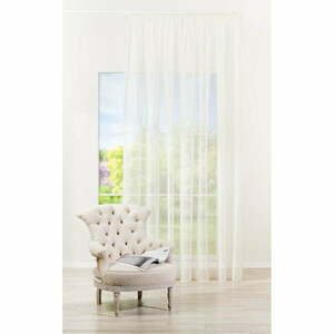 Krémszínű átlátszó függöny 300x260 cm Plano – Mendola Fabrics kép