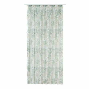 Zöld-bézs átlátszó függöny 300x260 cm Palmas – Mendola Fabrics kép