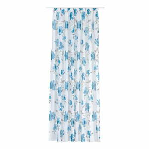 Fehér-kék átlátszó függöny 300x260 cm Mariola – Mendola Fabrics kép