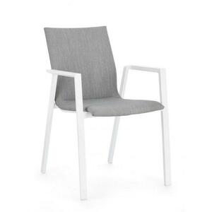 ODEON szürke és fehér kerti szék kép