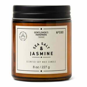 Illatos szójaviasz gyertya égési idő 48 ó Sea Salt & Jasmine – Gentlemen's Hardware kép