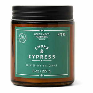 Illatos szójaviasz gyertya égési idő 48 ó Smoke & Cypress – Gentlemen's Hardware kép
