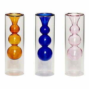 Colors 3 db-os üveg váza szett, magasság 23 cm - Hübsch kép