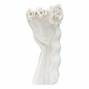 Cute Woman fehér porcelán váza - Mauro Ferretti kép