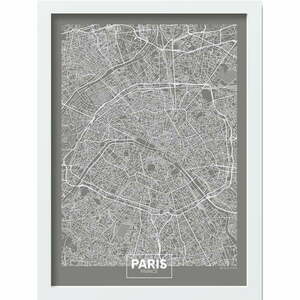 Keretezett poszter 40x55 cm Paris – Wallity kép