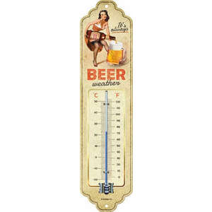 Beer Weather - Fém hőmérő kép