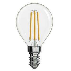 LED izzó Filament Mini Globe / E14 / 3, 4 W (40 W) / 470 lm / mele... kép