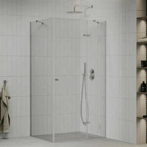 Mexen Roma 80x110 aszimmetrikus szögletes nyílóajtós zuhanykabin... kép
