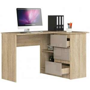 Sarok íróasztal - Akord Furniture - 124 cm - sonoma tölgy kép