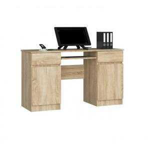 Íróasztal - Akord Furniture - 135 cm - sonoma tölgy kép