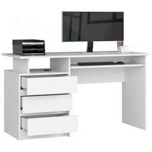Íróasztal - Akord Furniture - CLP 135 cm - fehér kép