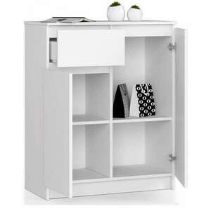 Komód - Akord Furniture K80-2D1SZ - fehér kép