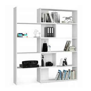 Polcos szekrény / sarokpolc - Akord Furniture 173 cm - fehér kép