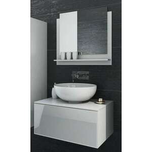 Venezia Mode fürdőszobabútor + tükör + mosdókagyló + szifon - 60... kép