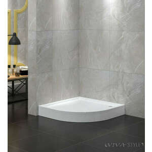 Vela Banyo MAJA szaniter akril zuhanytálca - ÍVES - 80 x 80 x 17 cm kép