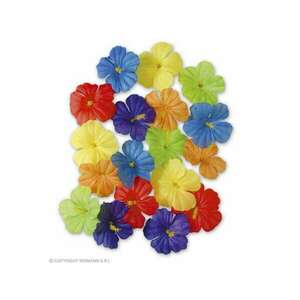 18 darabból álló hibiszkuszvirág 6 színben 1 db kép