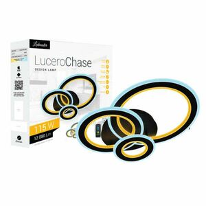 Lucero Chase 115 W-os, 50 cm átmérőjű fekete LED applikációval ve... kép