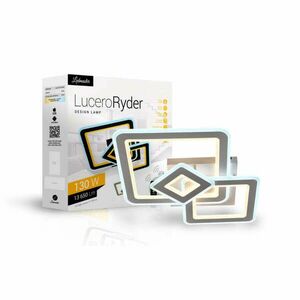 Lucero Ryder 130 W-os, 50 cm átmérőjű fehér LED applikációval vez... kép