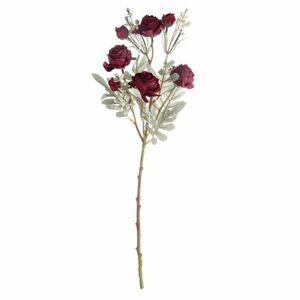 Hamvas rózsa ág, 56cm magas - Vörös kép