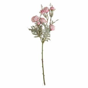 Hamvas rózsa ág, 56cm magas - Rózsaszín kép
