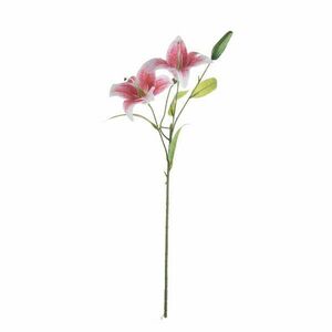 Liliom művirág, 57.5cm magas - Rózsaszín kép