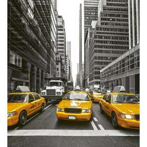Sárga taxik, poszter tapéta 225*250 cm kép