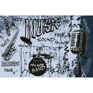 Rock - zene - banda, poszter tapéta 375*250 cm kép