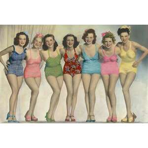 Vintage nők, poszter tapéta 375*250 cm kép