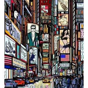 Times Square, poszter tapéta 225*250 cm kép