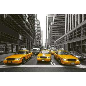 Sárga taxik, poszter tapéta 375*250 cm kép