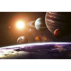 Bolygók az űrben, poszter tapéta 375*250 cm kép