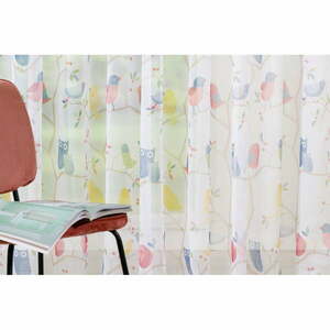 Átlátszó gyerek függöny 140x245 cm Owl - Mendola Fabrics kép
