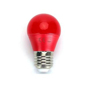 B.V. LED Izzó G45 E27/4W/230V piros kép