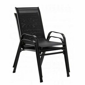 Stela székgarnitúra, 55 x 70 x 92 cm, 2 db-os, fekete kép
