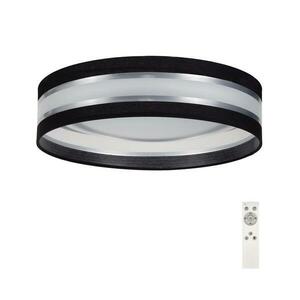LED Dimmelhető mennyezeti lámpa SMART CORAL LED/24W/230V fekete/szürke + távirányító kép